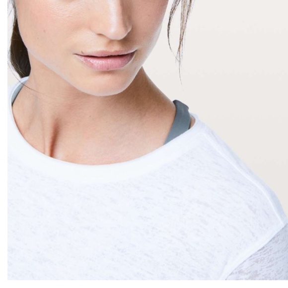 Lululemon Sweetest Day Long Sleeve Sz 6 Burnout White - Picture 4 of 11